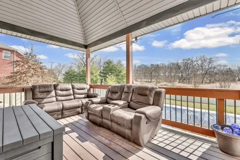 a house view with a outdoor space