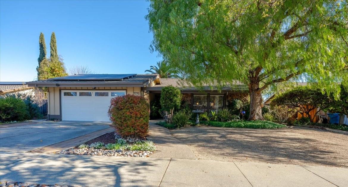 7770 Laurel Drive Gilroy, CA 95020 - Photo 35 of 35 a view of a white house with a yard and plants