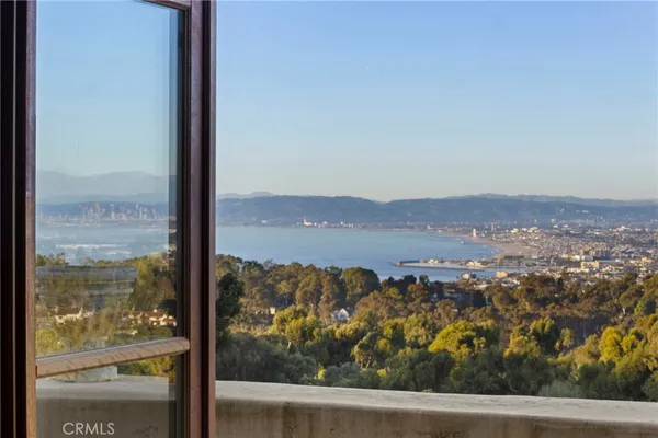 a view of a city from a window