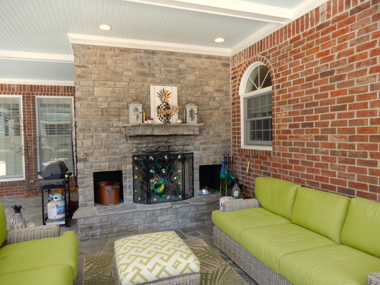 135 Allegheny Road Gilbertsville, KY 42044 - Photo 53 of 78 a living room with furniture and a fireplace