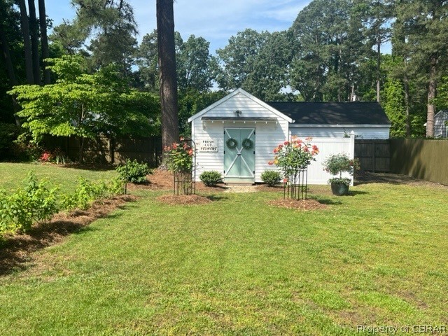 1438 Lafayette Road Gloucester Point, VA 23062 - Photo 6 of 34 View of yard featuring a storage shed