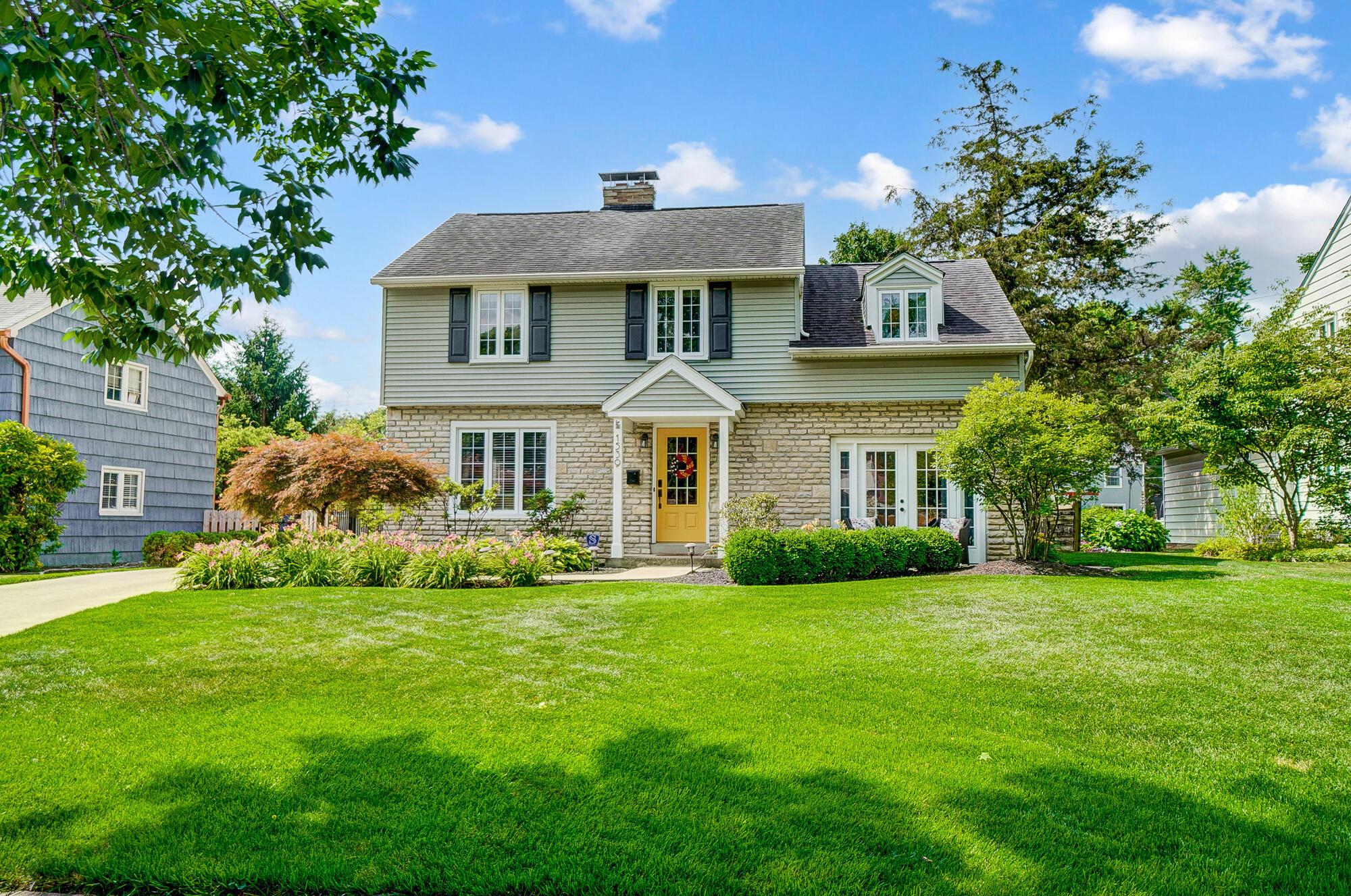 This home offers 4 rooms on the entry level for people to spread out to relax.