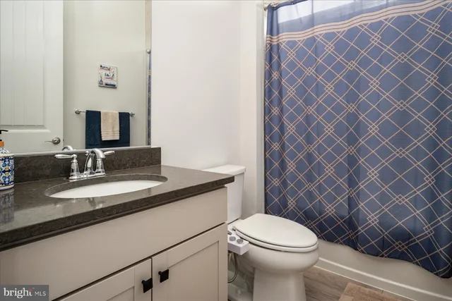 an aerial view of residential building with outdoor space