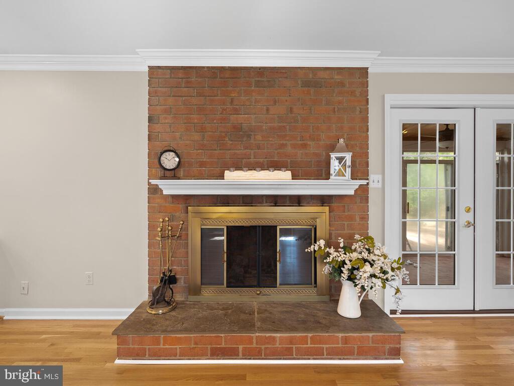 11603 Vale Road Oakton, VA 22124 - Photo 8 of 63 brick wood burning fireplace
