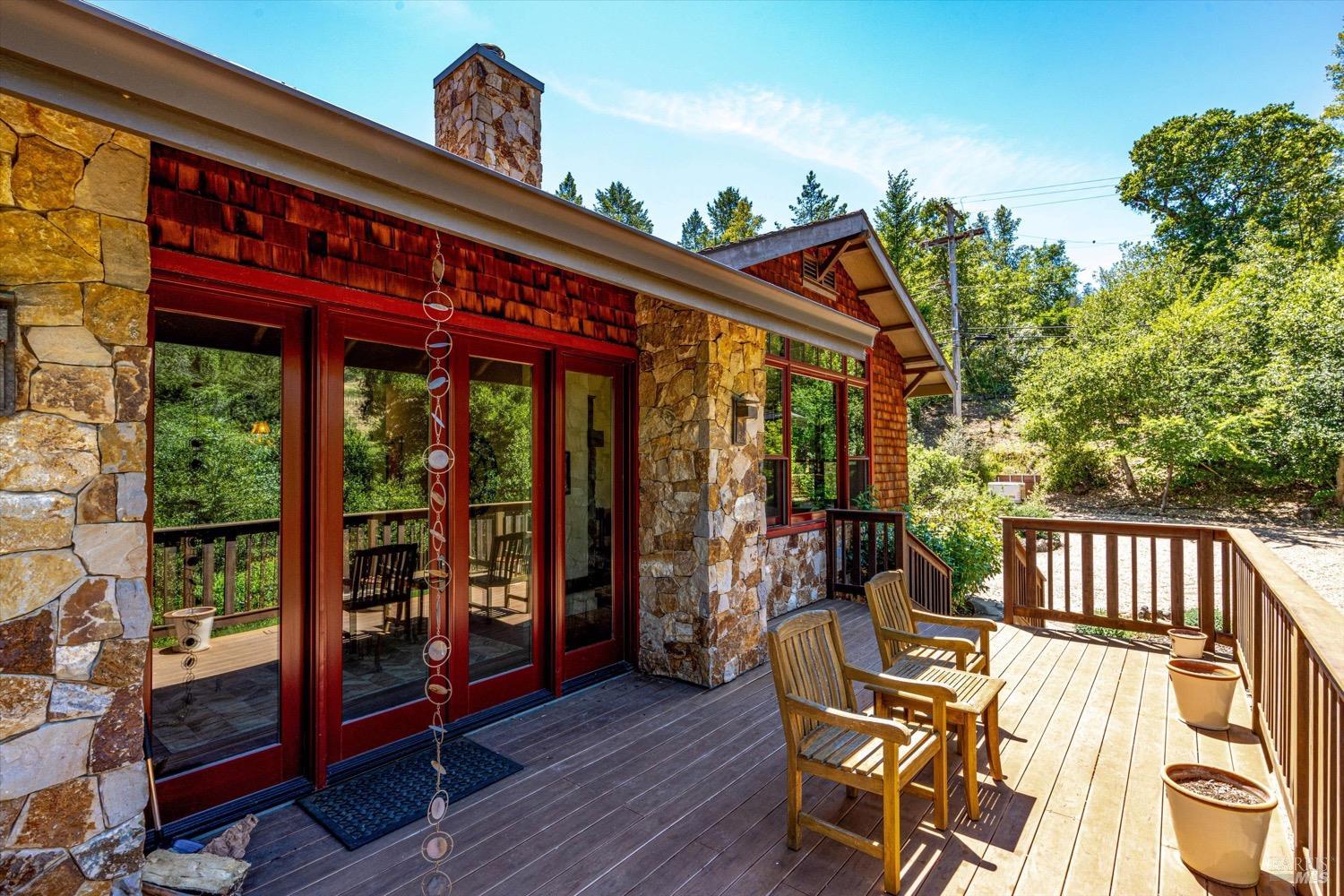 2207 Mt Veeder Road Napa, CA 94558 - Photo 29 of 36 a view of a chairs and table in the balcony