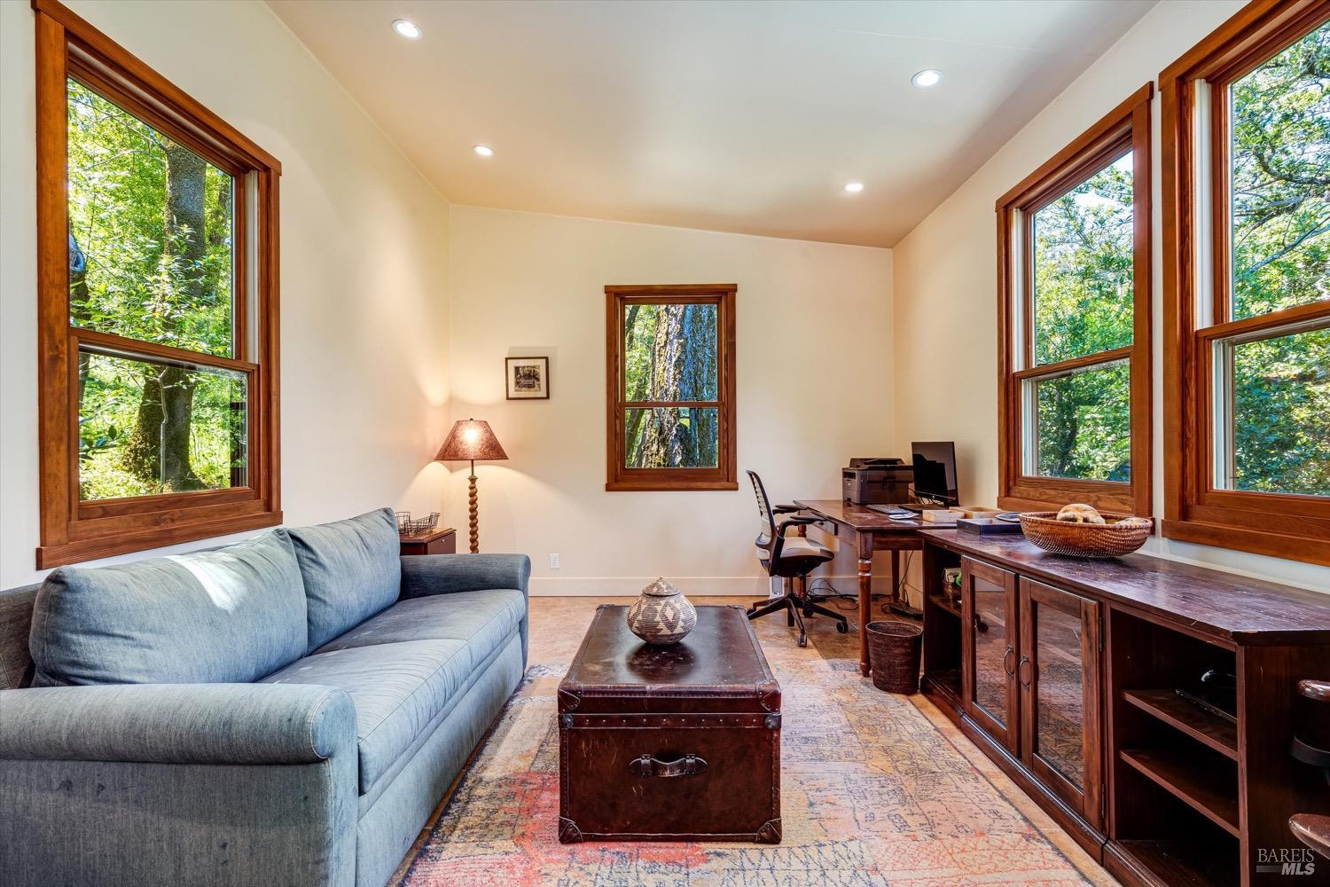 2207 Mt Veeder Road Napa, CA 94558 - Photo 33 of 36 a living room with furniture and a large window