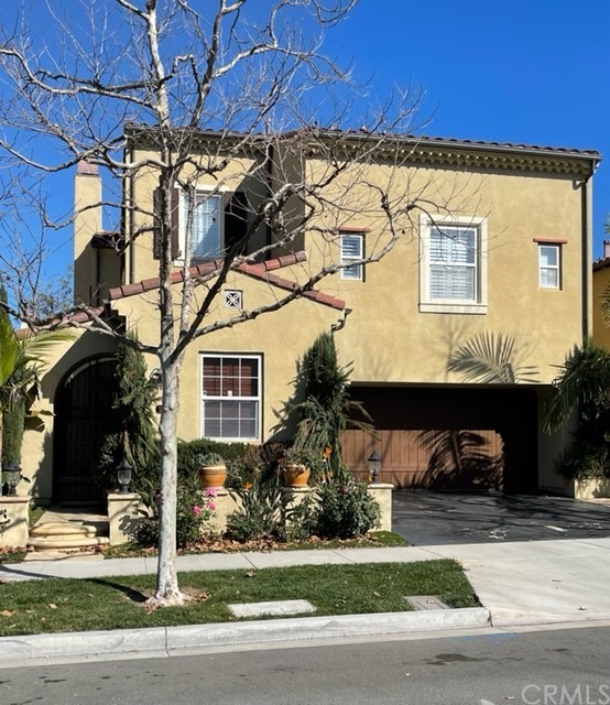 a view of a house with a street