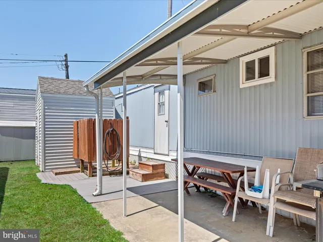 a view of a door with a sink