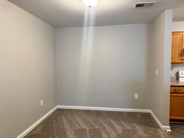 a view of an empty room