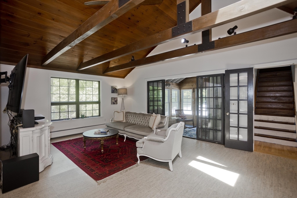 581 Burts Pit Road Northampton, MA 01062 - Photo 16 of 35 a living room with furniture and a flat screen tv
