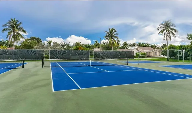 a view of a tennis court