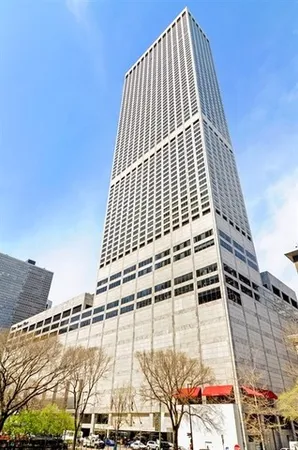 a front view of a building