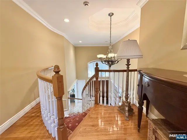 a view of entryway livingroom and hall