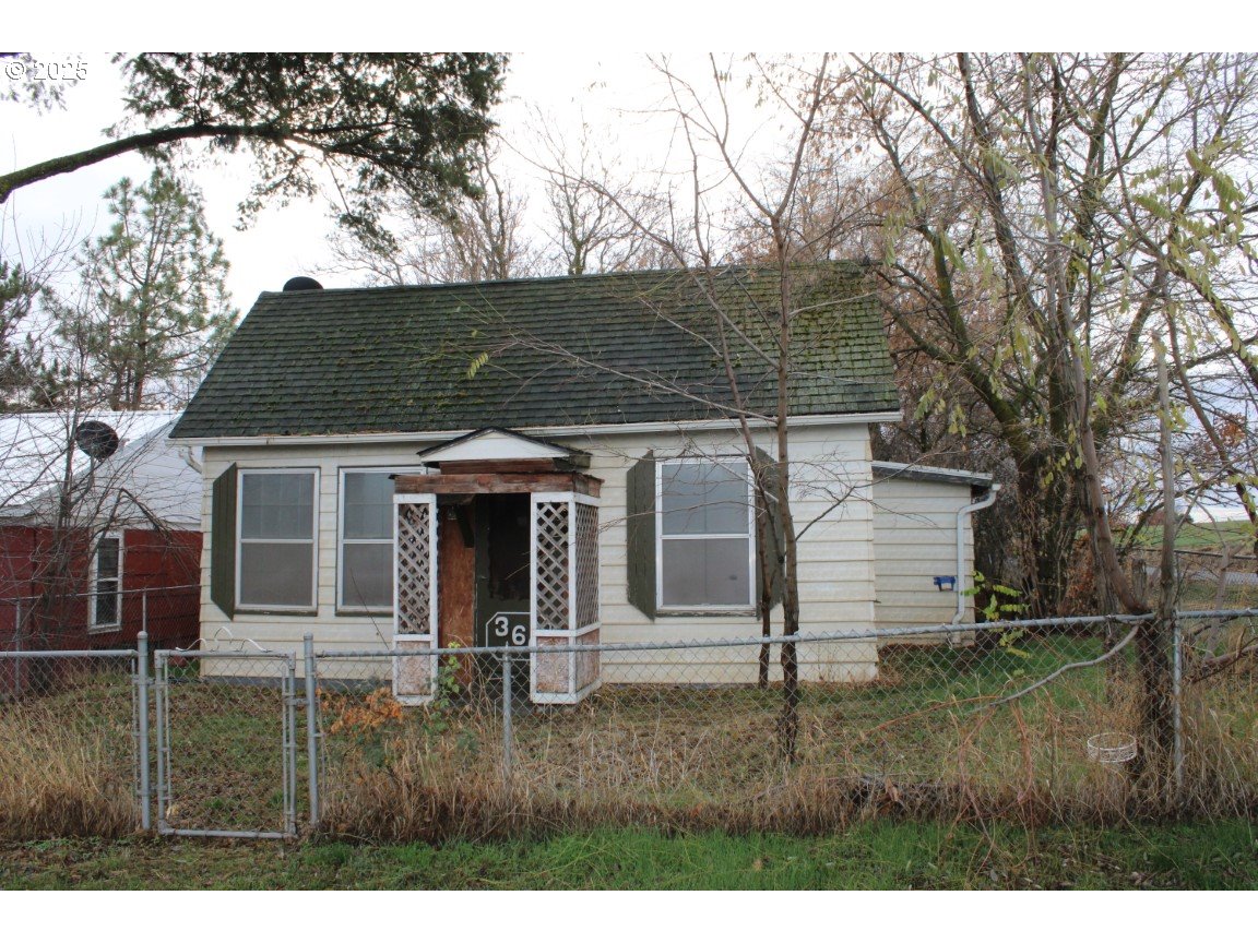 a house that has garden in front of it