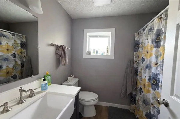 a bathroom with a sink and a toilet