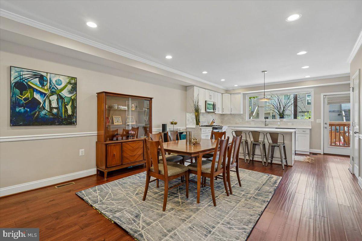 1203 Staples Street Northeast Washington, DC 20002 - Photo 4 of 51 Bright and inviting dining space.