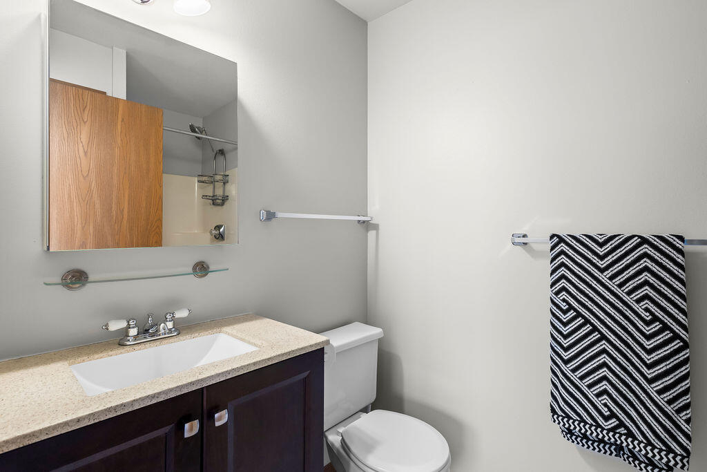 505 Lake Bluff Road, Unit C Thiensville, WI 53092 - Photo 17 of 25 En suite Primary bath, walk-in shower