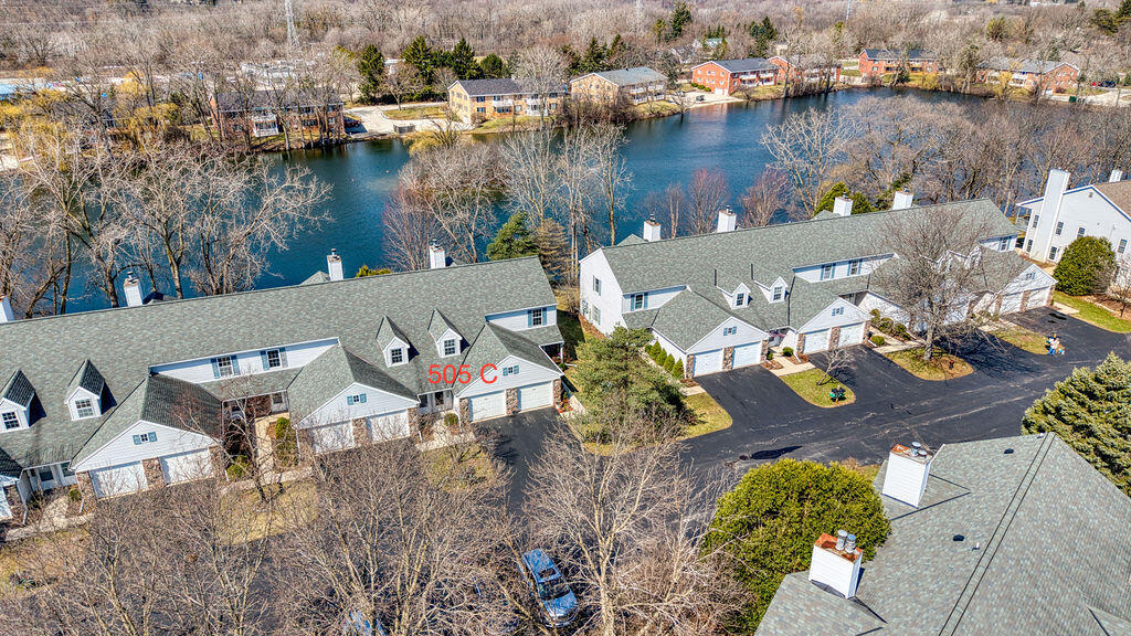 505 Lake Bluff Road, Unit C Thiensville, WI 53092 - Photo 24 of 25 Aerial of Waters Edge