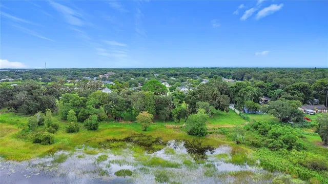 a view of a green field