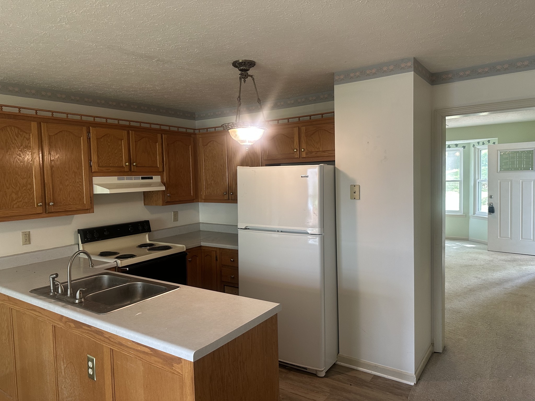 141 South Palmers Chapel Road White House, TN 37188 - Photo 10 of 33 a kitchen with a refrigerator a sink and cabinets