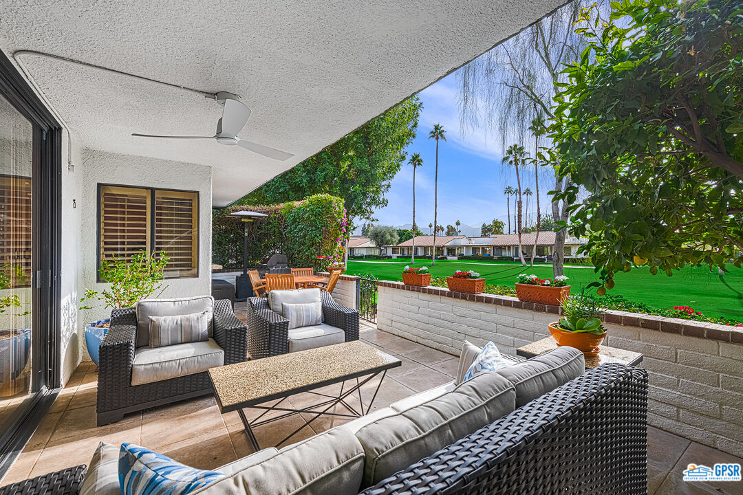 75 Durango Circle Rancho Mirage, CA 92270 - Photo 19 of 37 a building outdoor space with patio furniture