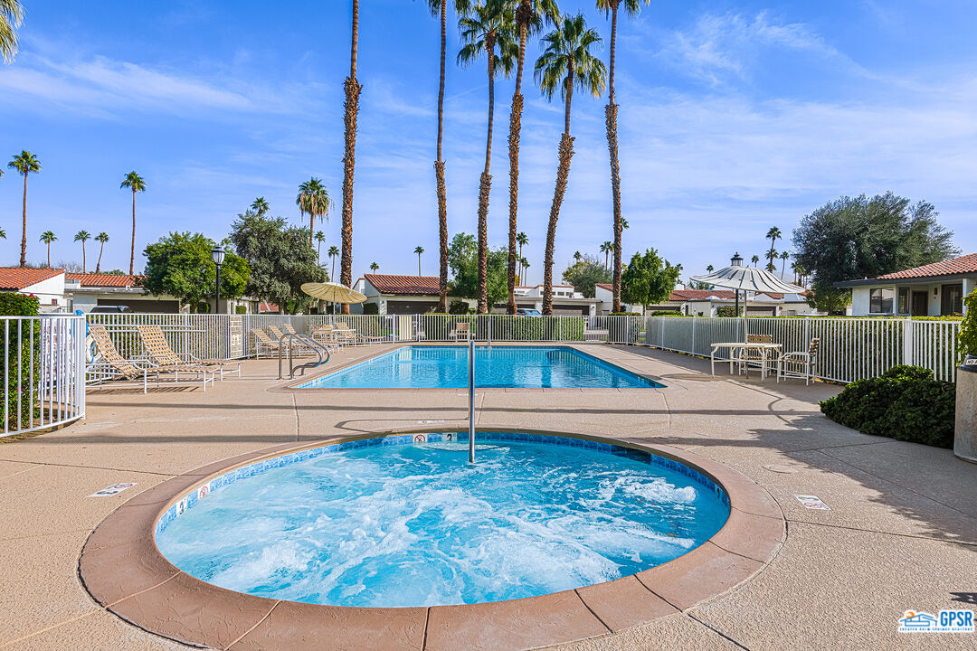 75 Durango Circle Rancho Mirage, CA 92270 - Photo 29 of 37 a view of outdoor space and swimming pool
