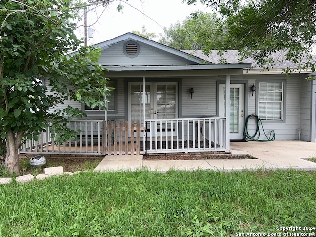 116 Matlock Poth, TX 78147 - Photo 1 of 41 a front view of a house with garden
