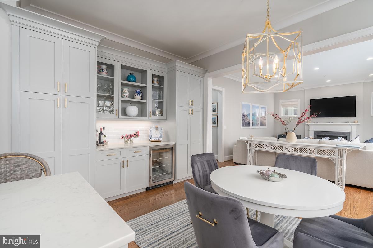 4621 Chestnut Street Bethesda, MD 20814 - Photo 14 of 45 Separate bar area with wine fridge