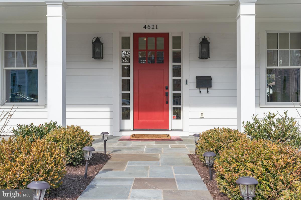 4621 Chestnut Street Bethesda, MD 20814 - Photo 3 of 45 A cheerful cherry-red door welcomes you
