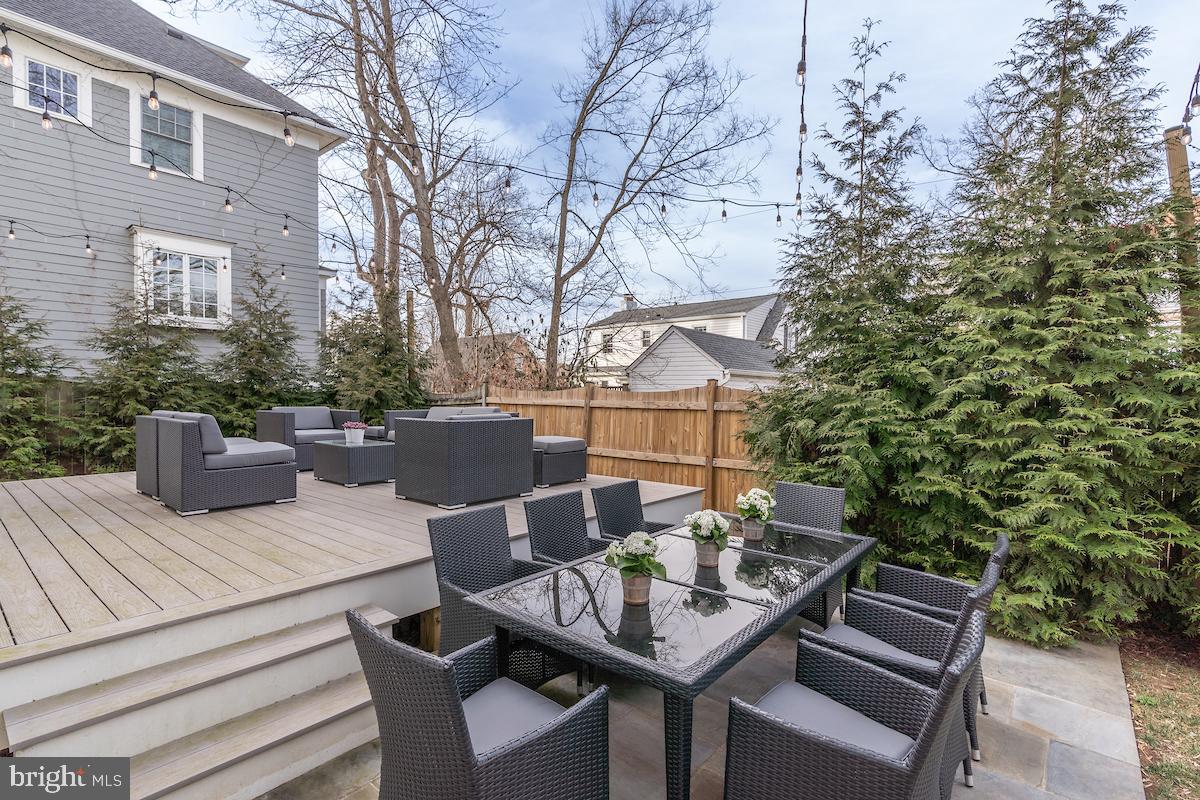 4621 Chestnut Street Bethesda, MD 20814 - Photo 42 of 45 Rear yard deck and patio