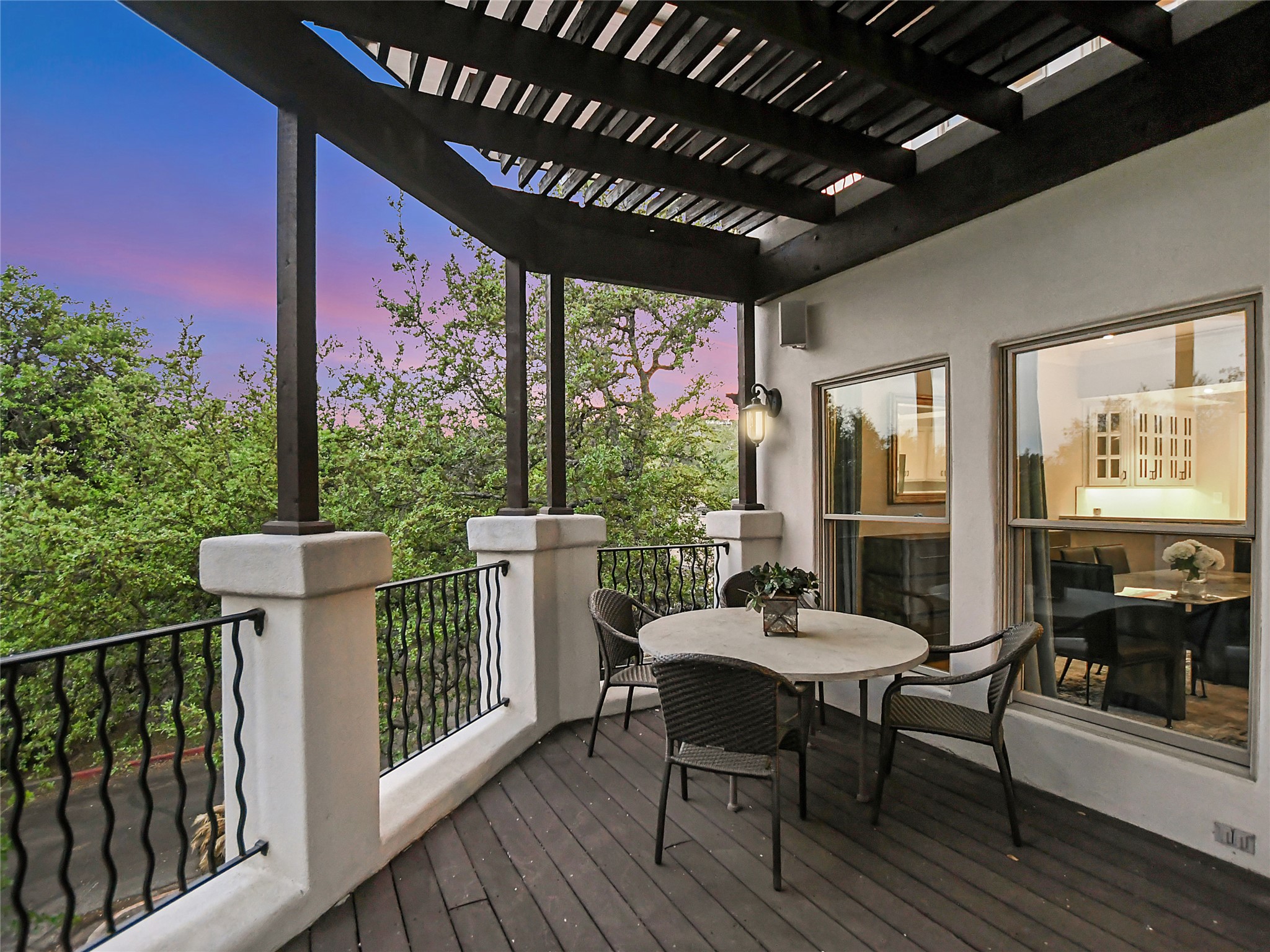 1910 Rue De St Tropez, Unit 4 Austin, TX 78746 - Photo 17 of 36 Deck featuring outdoor dining area