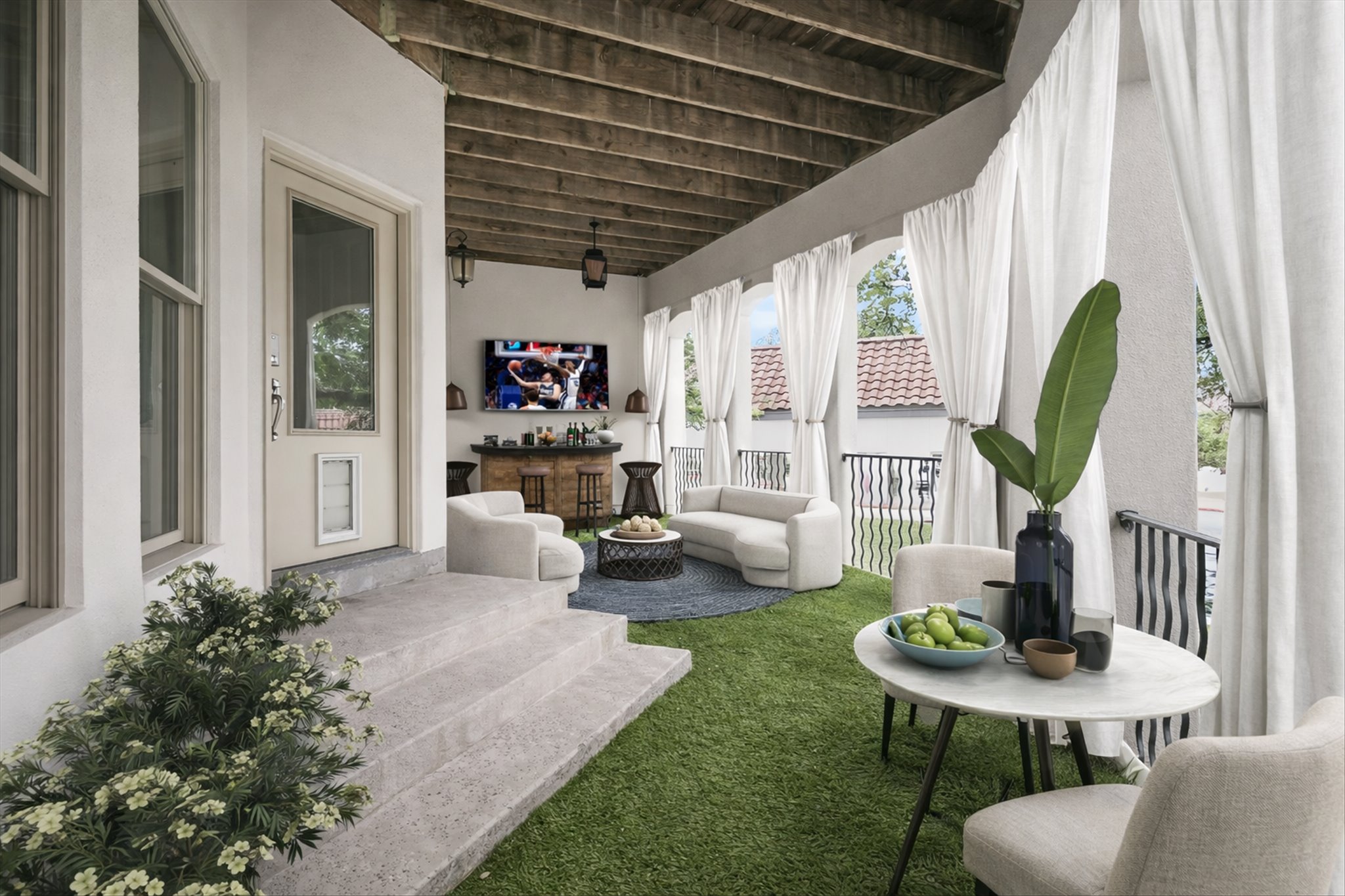 1910 Rue De St Tropez, Unit 4 Austin, TX 78746 - Photo 19 of 36 View of patio