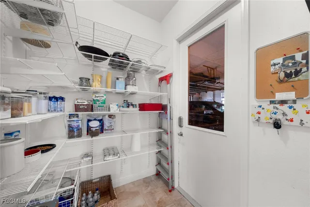 a view of storage and utility room