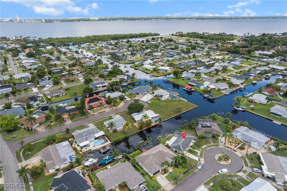 4424 North Bay Circle North Fort Myers, FL 33903 - Photo 41 of 43 an aerial view of a city with lots of residential buildings