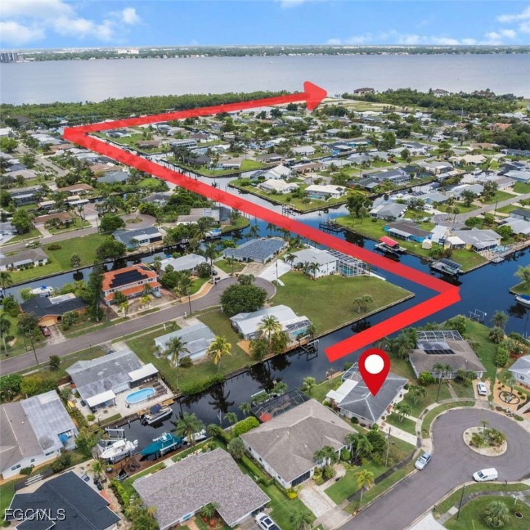 4424 North Bay Circle North Fort Myers, FL 33903 - Photo 42 of 43 an aerial view of a city