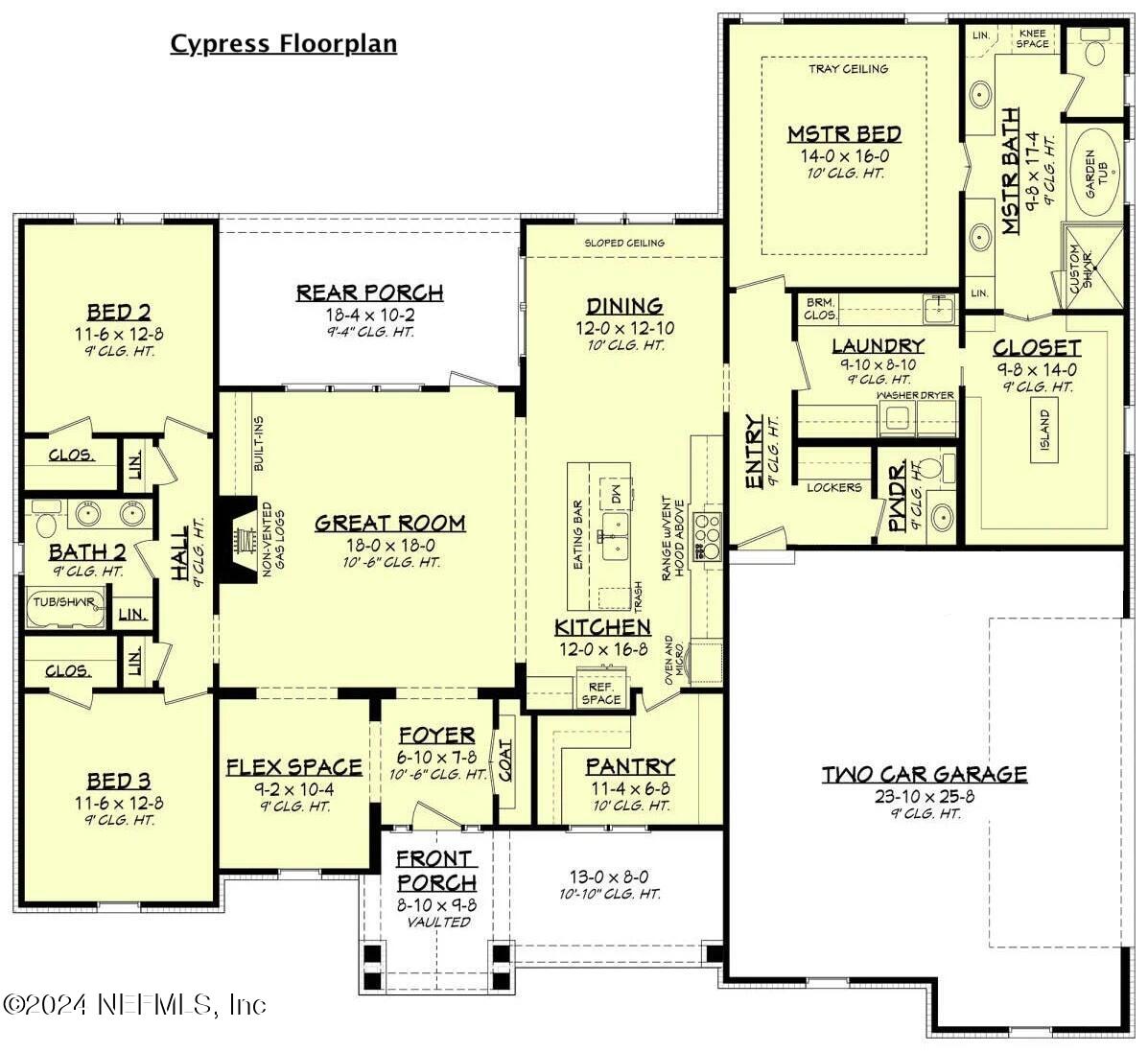 08 Southeast 265th Court Road Umatilla, FL 32784 - Photo 53 of 53 Cypress Floorplan