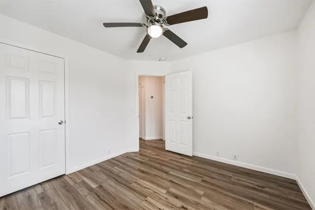 wooden floor in an empty room