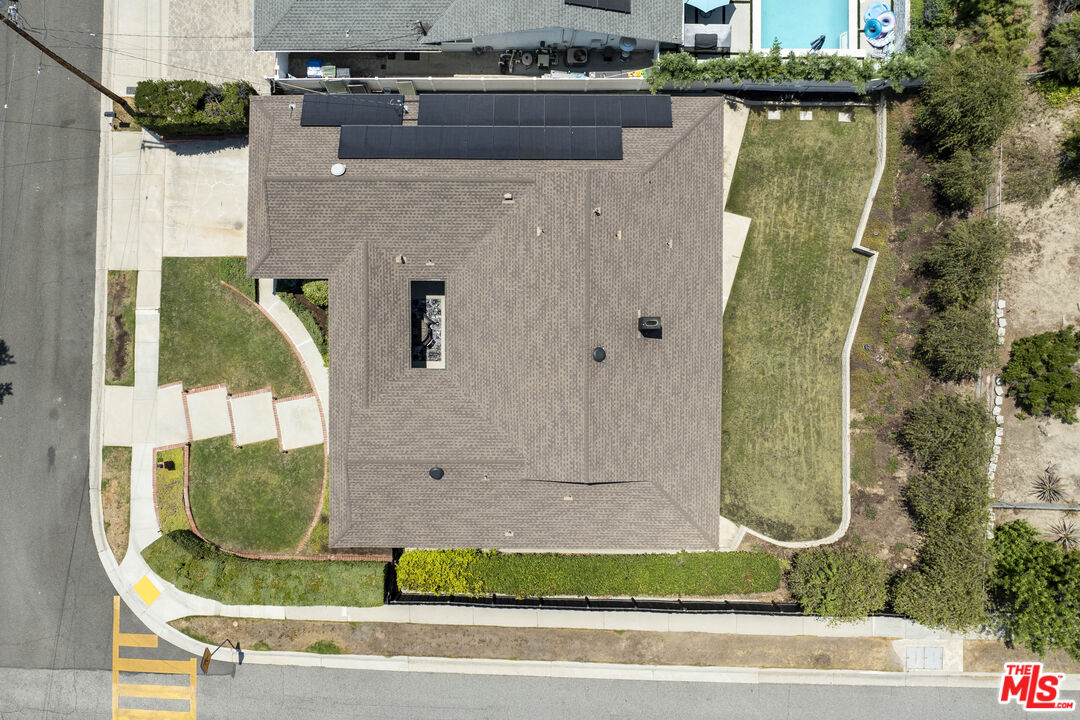 4139 Magna Carta Road Calabasas, CA 91302 - Photo 33 of 33 an aerial view of a highlighted house