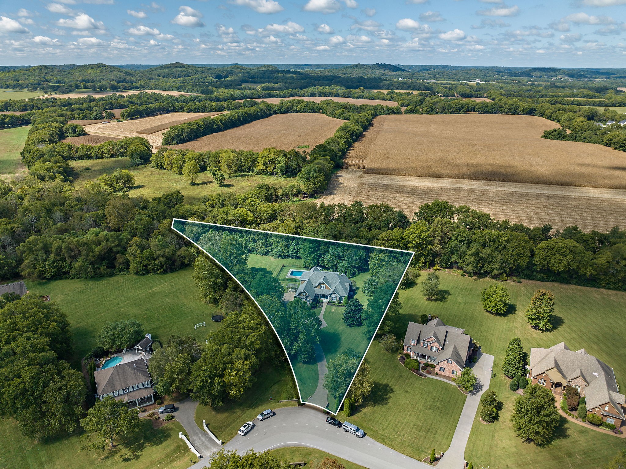 1420 Hunter Road Franklin, TN 37064 - Photo 50 of 57 a view of a city and lake view