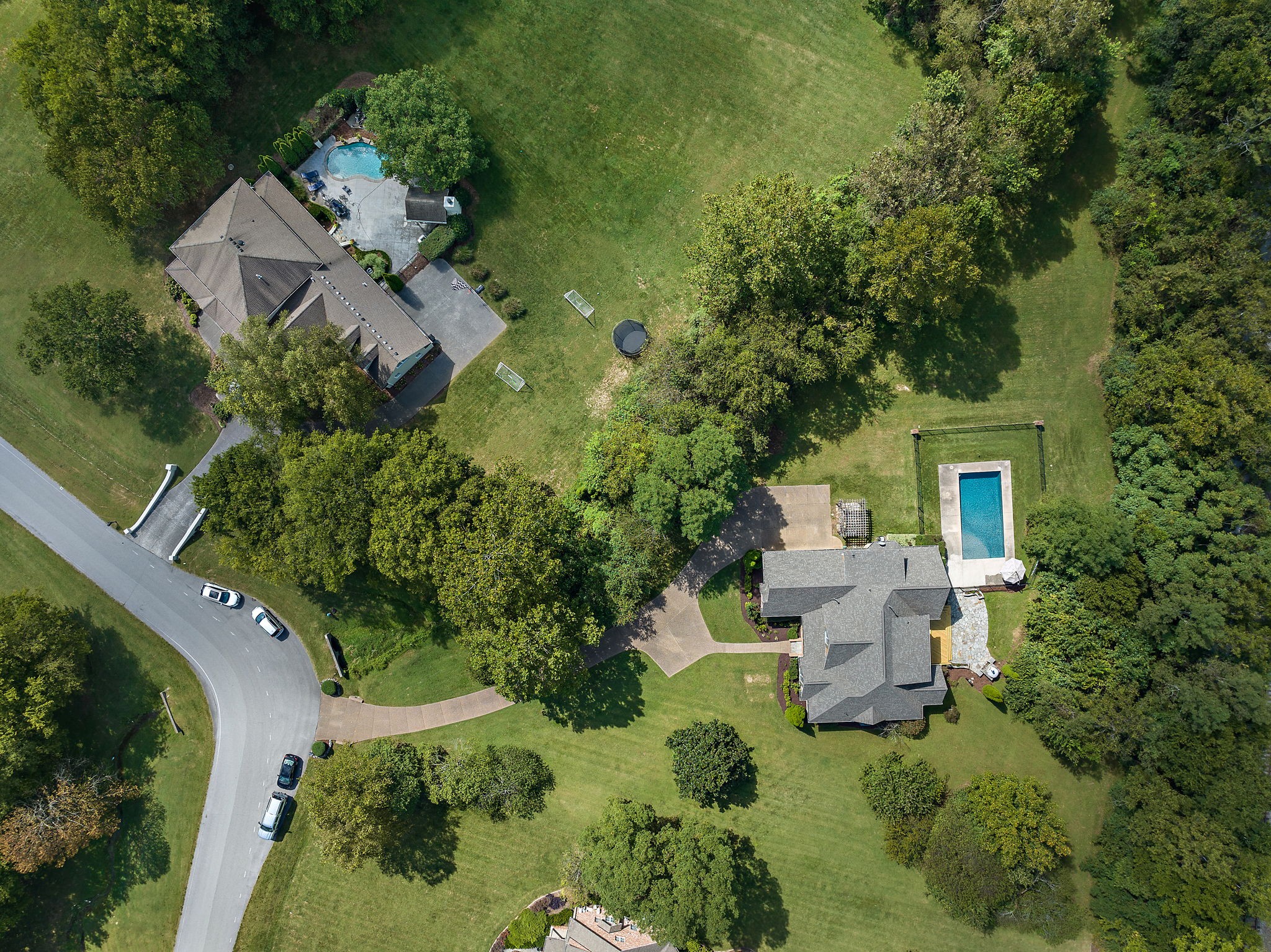 1420 Hunter Road Franklin, TN 37064 - Photo 55 of 57 an aerial view of a house with outdoor space
