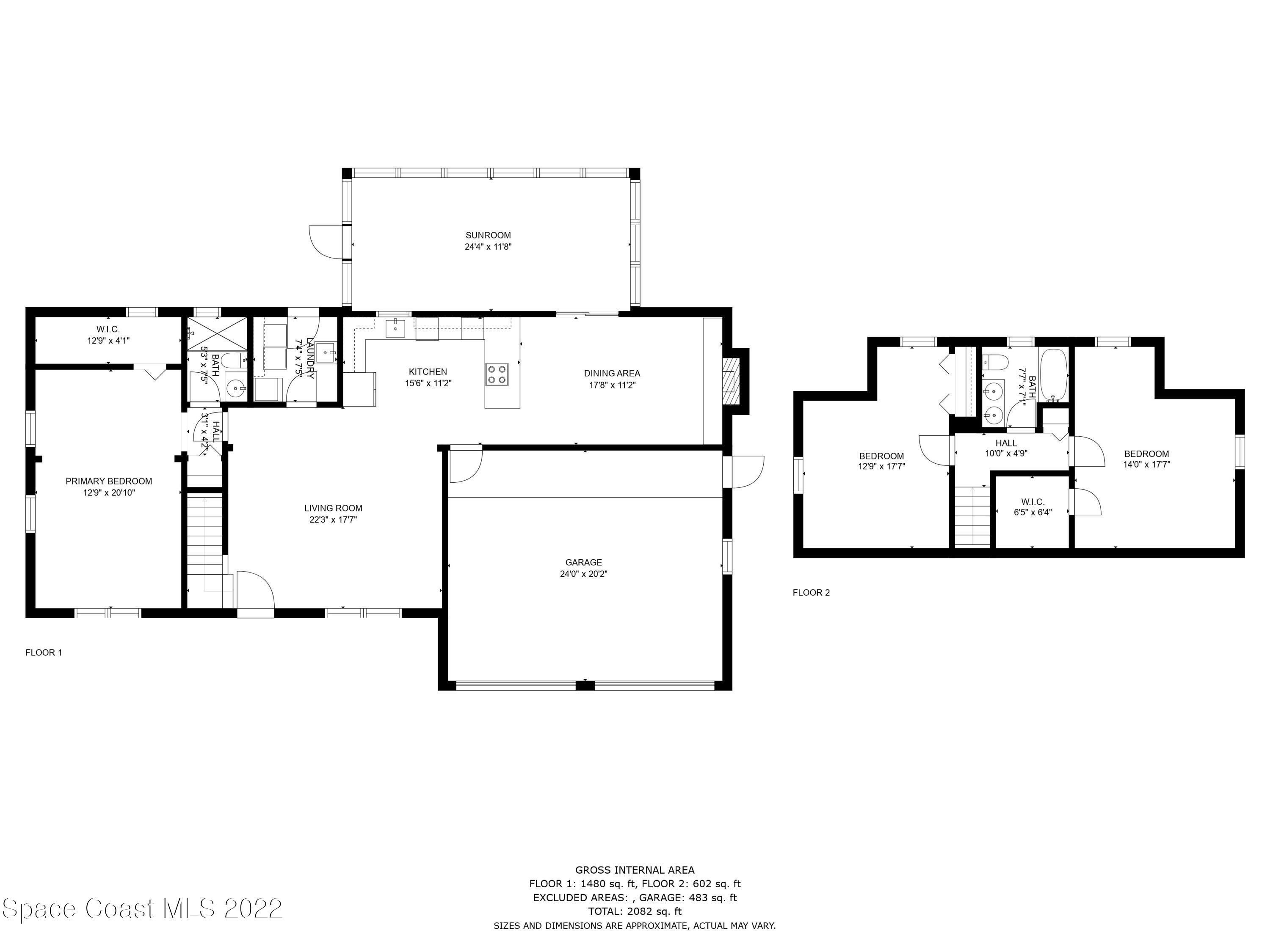 1074 Castile Road Southeast Palm Bay, FL 32909 - Photo 40 of 40 a picture of a floor plan