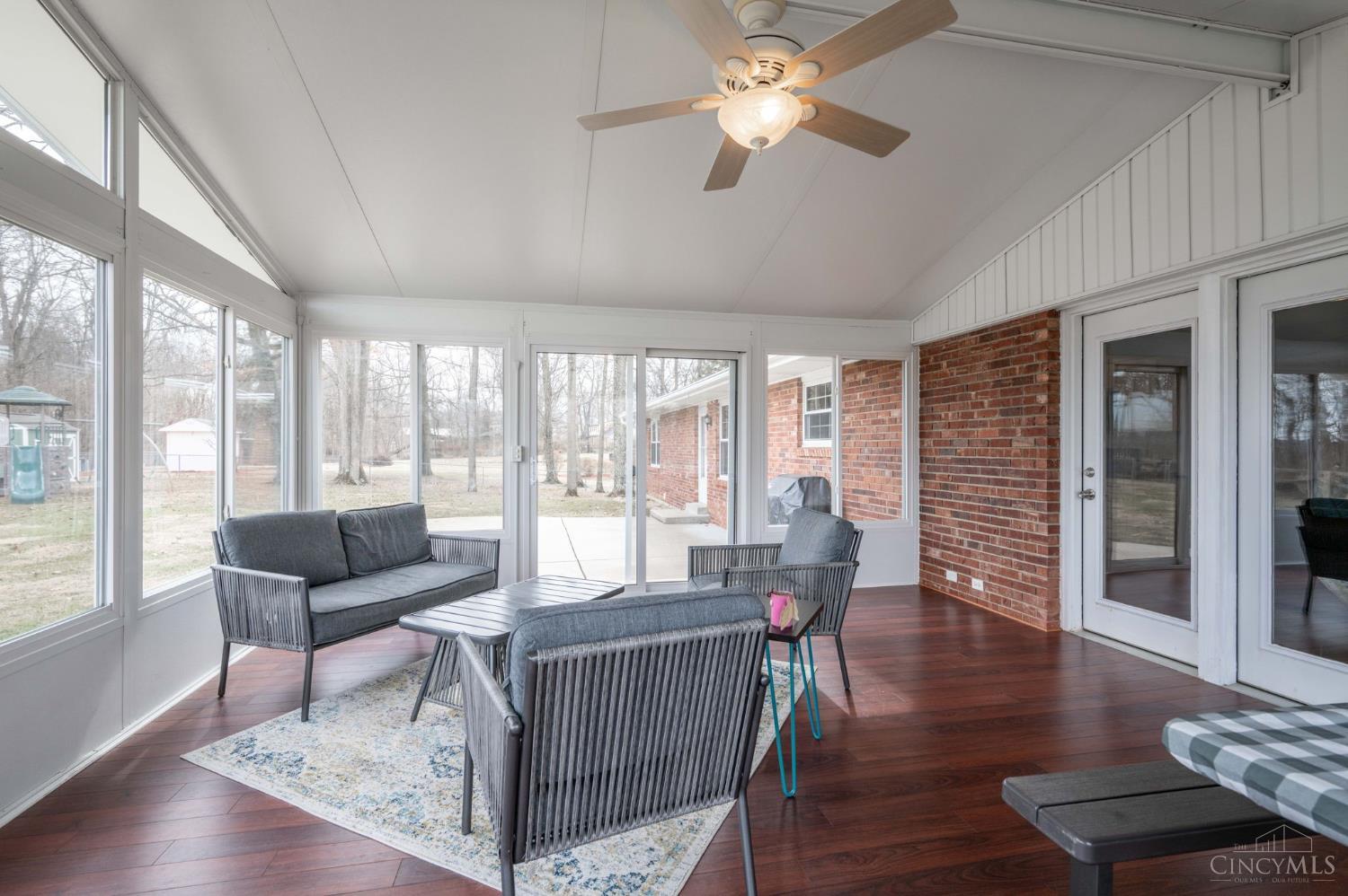 11624 Edgewood Road Harrison, OH 45030 - Photo 34 of 54 3 Season room with ceiling fan.