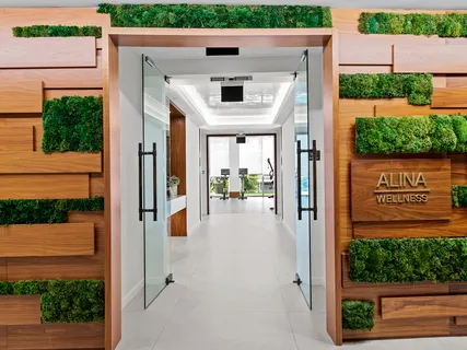 a view of an outdoor sitting area