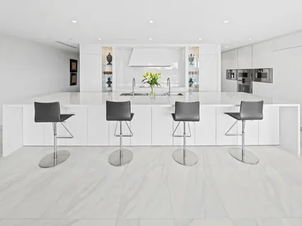 a view of a city from a balcony