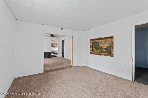 a view of empty room