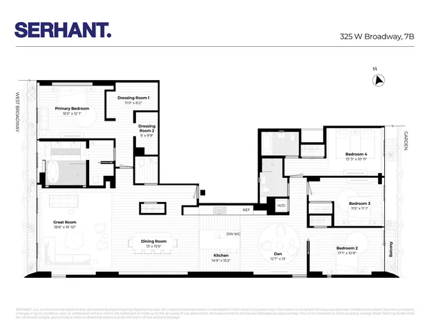 $7,995,000 | 325 West Broadway, Unit 7B | SoHo