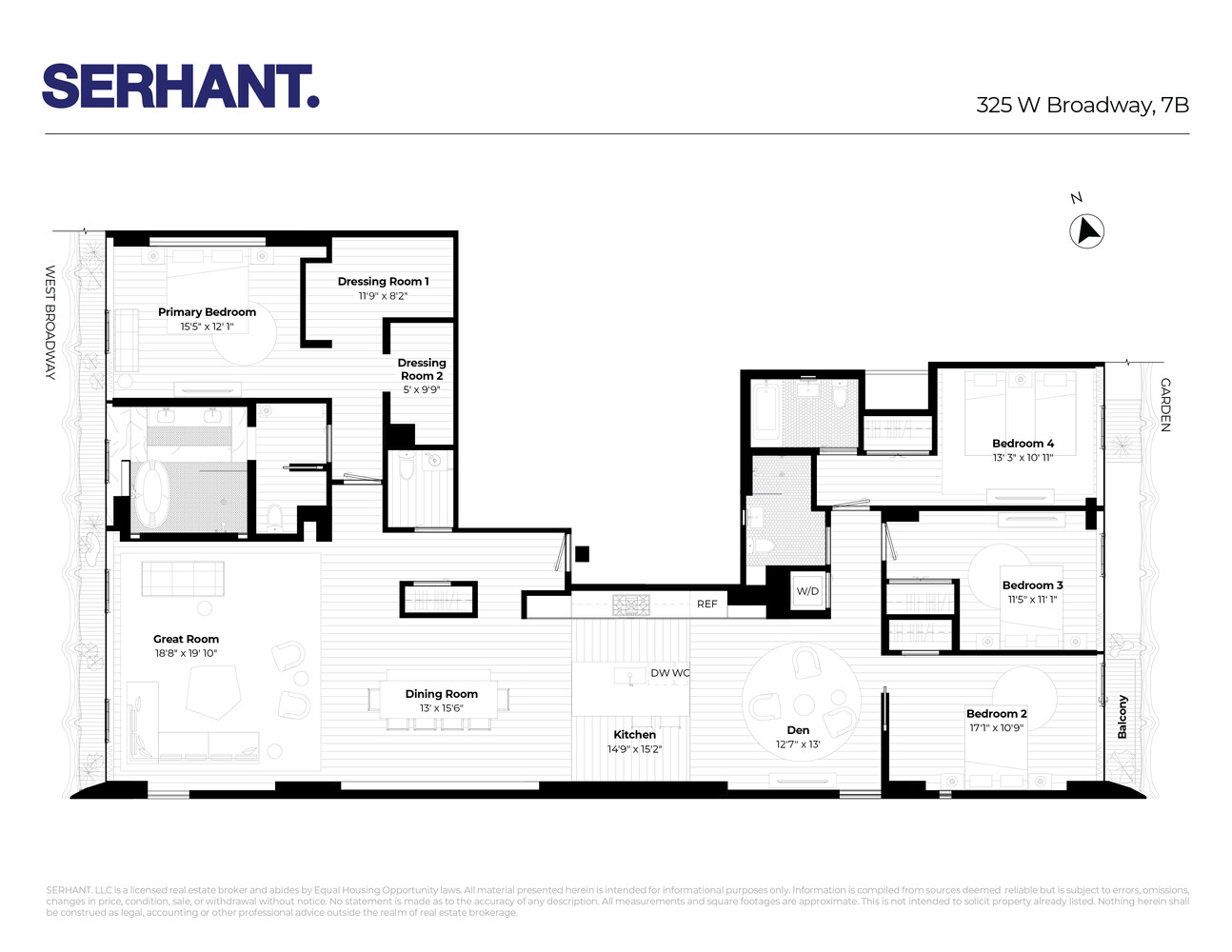 325 West Broadway, Unit 7B Manhattan, NY 10013 - Photo 19 of 19 a picture of a black and white photo