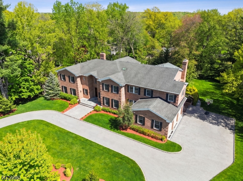 6 Grosvenor Road Short Hills, NJ 07078 - Photo 46 of 50 an aerial view of a house