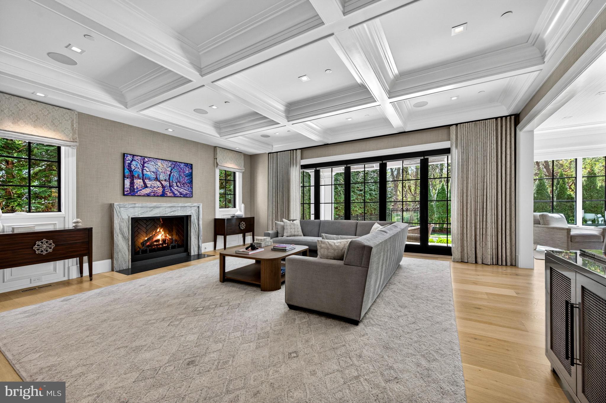4432 Chestnut Lane Washington, DC 20007 - Photo 6 of 43 Spacious Family Room with gas fireplace
