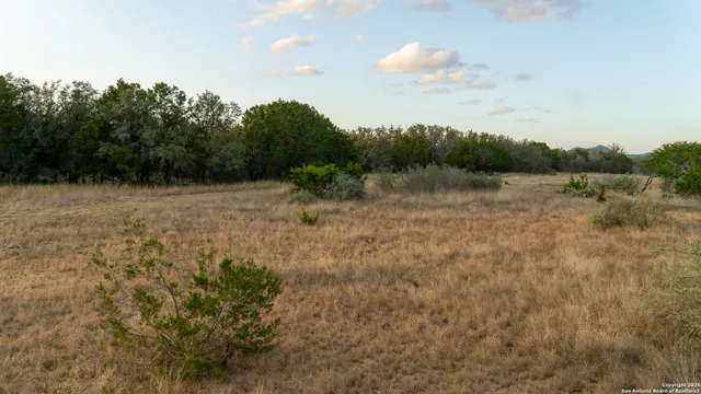 a view of lake with green space